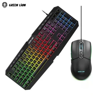 موس و کیبورد گیمینگ گرین لاین RGB GAMING GK-400