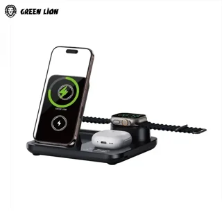 شارژر وایرلس گرین لاین MULTIFUNCTIONAL 3 IN 1