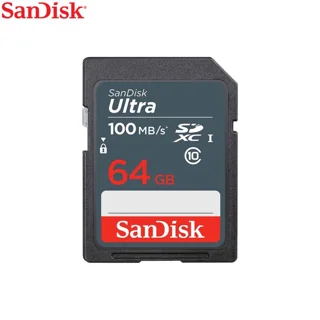 کارت حافظه SD سندیسک Ultra ظرفیت 64 گیگابایت سرعت 100MB/s