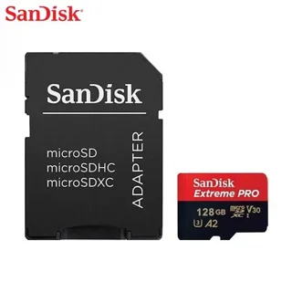 کارت حافظه MicroSD سندیسک Extreme Pro V30 ظرفیت 128 گیگابایت سرعت 200MB/s