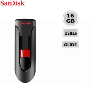 فلش مموری USB3.0 سن دیسک 16 گیگابایت مدل SanDisk Cruzer Glide